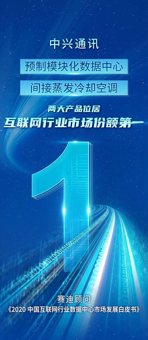 中兴通讯两大数据中心产品位居互联网行业市场份额第一